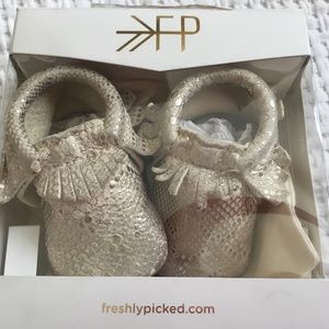 Freshly picked snakeskin Merci moccasin